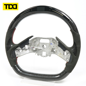 พวงมาลัยรถแข่ง TDD Real LED คาร์บอนไฟเบอร์ สำหรับ Chevy Camaro SS C5 C6 C7 C8 Silverado GMC Cruze – รองรับการปรับแต่งจากโรงงาน - Product Image 2