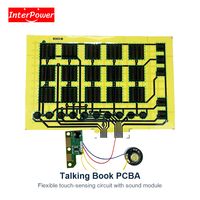 Solution PCBA pour livre parlant, carte son intelligente pour l'apprentissage précoce, carte mère interactive pour jouet à reconnaissance vocale, personnalisable