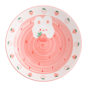 Fresh Cute Cartoon Underglaze Ceramic Dinnerware <strong>Set</strong> <strong>Plates</strong> Wholesale <strong>Childrens</strong> Bowls Salad Bowls Fish <strong>Plates</strong> Microwave Safe - Product Image 5