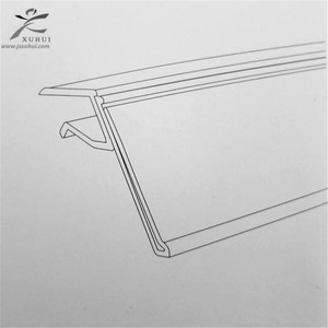 Rivenditore Negozio Supermercato 8-10 Mm H Pvc di Plastica Mensola di Vetro Striscia Dati <span class=keywords><strong>Porta</strong></span> Etichetta - Product Image 6