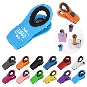 Clips Magnéticos de Plástico Multicolor Personalizados para Cerrar Bolsas de Pan y Aperitivos, Regalos Promocionales Empresariales, Imanes de Plástico para Refrigerador - Product Image 1
