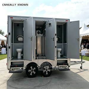 Salle de bain mobile modulaire entièrement équipée, toilettes de luxe pour le camping, remorque de toilettes pour événements - Product Image 6