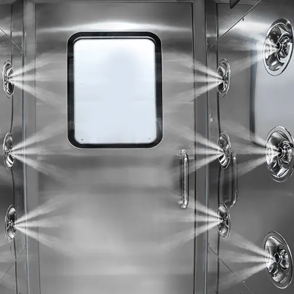 double blowing stainless steel air shower for clean room