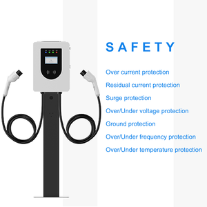 <span class=keywords><strong>Borne</strong></span> <span class=keywords><strong>de</strong></span> <span class=keywords><strong>recharge</strong></span> murale <span class=keywords><strong>pour</strong></span> véhicules <span class=keywords><strong>électrique</strong></span>s Type 1 22KW*2 44KW*2 32A*2 400V Niveau 2 avec câble <span class=keywords><strong>de</strong></span> 5m - Product Image 4