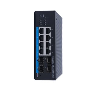 Switch Ethernet industriel 8 ports RJ45 4 SFP Uplink 10/100/1000M géré par web, alimentation DC 12-52V - Product Image 2