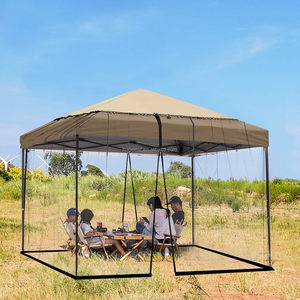 <span class=keywords><strong>Moustiquaire</strong></span> pliable en polyester pour parapluie de jardin avec <span class=keywords><strong>porte</strong></span> à glissière avec corde réglable - Product Image 6