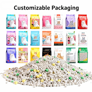 Échantillons gratuits, vente en gros, réduction, litière pour chat en bentonite écologique, sans poussière, élimination des odeurs, 5 kg, hautement absorbante, pour chats de tous âges - Product Image 6
