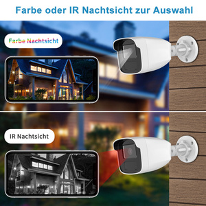 Caméra CCTV 5MP avec support OEM, double éclairage intelligent, 4-en-1 CVI/TVI/CVBS/AHD, caméra analogique bullet intégrée, micro intégré, IP66, distance IR 40M - Product Image 3
