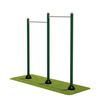 Barres parallèles robustes, durables, respirantes et écologiques, résistantes aux intempéries, en matériaux variés, pour équipement de gym pour enfants et adultes dans les parcs