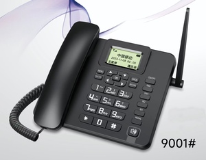 <span class=keywords><strong>Dual</strong></span> <span class=keywords><strong>SIM</strong></span>-kaarten GSM-desktoptelefoon Draadloze telefoon 2G met SOS en foto-oproepfunctie - Product Image 2