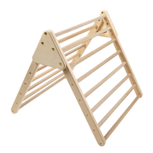 China Made Function Baby Train Indoor Climbing Up And Down European Standard Quality Toddler Montessori Teaching Triangle Pikler