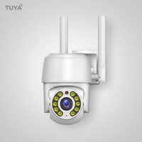 Caméra de vidéosurveillance intelligente Tuya sans fil pour l'extérieur Vision nocturne couleur Carte 256G Prise en charge de la conversation bidirectionnelle Étanche IP66