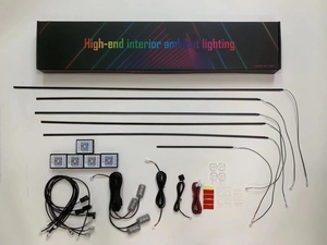 Kit d'éclairage ambiant Magic Color <span class=keywords><strong>pour</strong></span> <span class=keywords><strong>voiture</strong></span>, éclairage intérieur RGB, contrôle par application, synchronisation musicale, <span class=keywords><strong>bande</strong></span> <span class=keywords><strong>LED</strong></span> 12V universelle - Product Image 5