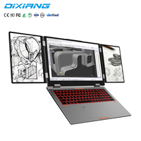 Ordinateur portable triple écran 16"+10.5"+10.5" haute performance I5-12450H 16 Go pour modélisation 3D CAO et conception architecturale industrielle