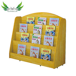 Vendita diretta all'ingrosso della fabbrica Design semplice in legno portariviste per biblioteca, scuola, uso ufficio - Product Image 6