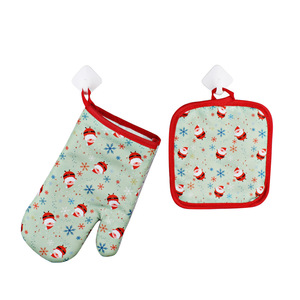 Gants pour four extra-longs, de cuisine japonaise, design personnalisé, résistants à la chaleur, avec doublure rembourrée, vente en gros, - Product Image 4