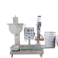 Machines de remplissage de liquide antidéflagrant semi-automatique Machine de remplissage de pesage quantitatif de seau en plastique de peinture acrylique de bidon en métal