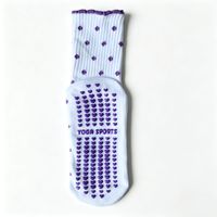 Chaussettes Bioserica Era anti-odeur personnalisées, style quatre saisons, pour la maison, le fitness, le yoga, à pois, mi-mollet