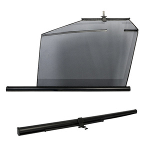 Automatic Retractable Car Sunshade 45Cm Blackout Cloth Front Windshield <b>Shade</b> For Cars SUVs Trucks - Product Image 2