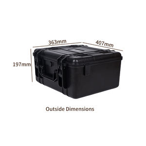 Waterproof Hard Plastic Tool Case <strong>Briefcase</strong> Home <strong>Storage</strong> <strong>Box</strong> with Foam Inlay Tool Cases Product - Product Image 2
