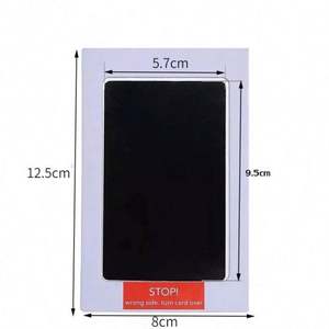 Cadre photo décoratif en PVC à grain de bois profond, sûr, non toxique, taille personnalisée, DIY, noir mat, pour mur - Product Image 6