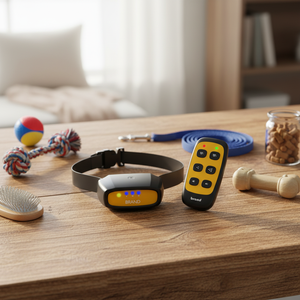 Individuelles Logo Wiederaufladbares 2-in-1 Fernbedienungs-Antibell-Trainingshalsband SP13 mit Schockfreien Ton- und Sprühmodi Wasserdicht IPX5 - Product Image 1