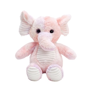 Almohada de Peluche de Elefante Rosa de 30CM, Juguetes de Peluche Suaves para Dormir, Elefante Bebé Colorido Relleno de Algodón PP, Venta al Por Mayor - Product Image 1