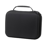 Étui de transport rigide en EVA moulé sur mesure (2 pièces) pour manettes PS5 – Sac de protection portable avec poche en filet