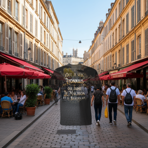 T-shirt da uomo Lyon France Lyonnais, umoristica, con stereotipi e cliché - Product Image 3