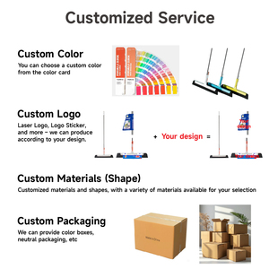 Realida nhiệm vụ nặng nề ma thuật giống cây chổi tùy chỉnh xử lý ergonomic sàn chà và phòng tắm công cụ làm sạch - Product Image 2