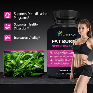 OEM ODM Factory Direct Green Tea Extract Fat Burner Capsules Supports Detoxification Programs <b>Metabolism</b> Boost Capsules - Product Image 5