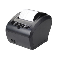 Imprimante thermique de reçus NT-806 80 mm avec coupe automatique, imprimante de point de vente pour restaurant et cuisine, USB + série + Ethernet Wifi Bluetooth NETUM