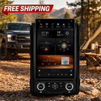 12,95 Zoll Radio-DVD-Player-Bildschirm Snapdragon665 für Ford F150 2013 2014 Tesla Stereo mit kabellosem Carplay und Android Auto