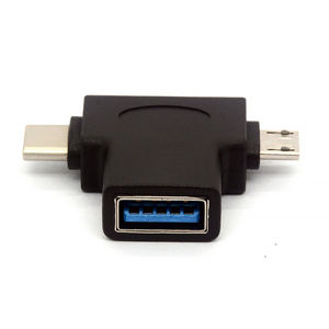 Konverter OTG 2-In-1 <span class=keywords><strong>USB</strong></span> 3.0 Ke <span class=keywords><strong>Micro</strong></span> <span class=keywords><strong>USB</strong></span> dan <span class=keywords><strong>Adaptor</strong></span> Tipe C OTG 2-In-1 <span class=keywords><strong>Adaptor</strong></span> 2-In-1 - Product Image 4