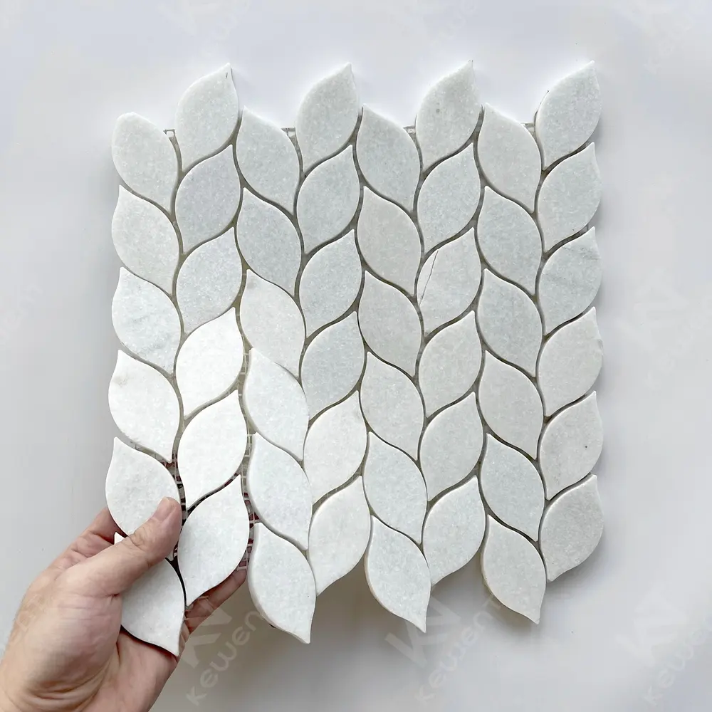 Kewent Foshan popolare Mosaico in marmo foglia mattonelle di Mosaico