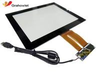 Panel de pantalla táctil USB PCAP industrial de 15 pulgadas 4:3 vidrio para uso médico, automotriz, robótica, exterior, agricultura, hogar inteligente