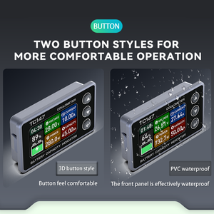 BW-TC147 30A 50A 99A 100A 200A Monitor baterai mobil Universal meteran penguji kapasitas baterai pengisi daya voltase - Product Image 2