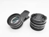 Clip universel 37mm pour téléphone portable Objectif 30X Macro HD pour tous les smartphones