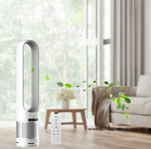 Ventilateur de tour vertical sans pales avec purificateur d'air et filtre intelligent Tuya Alexa APP - Product Image 6