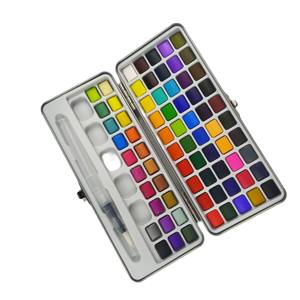 Ensemble de peinture à l'eau de qualité supérieure, 100 couleurs assorties, peinture à l'eau solide pour le dessin artistique, la peinture pour enfants - Product Image 5