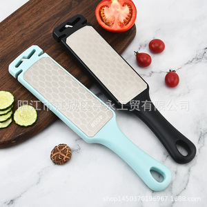 Double Sided Knife Sharpener Stainless Steel Multi Grit Manual Sharpening Tool For Kitchen Knives Scissors Household Use - Product Image 4