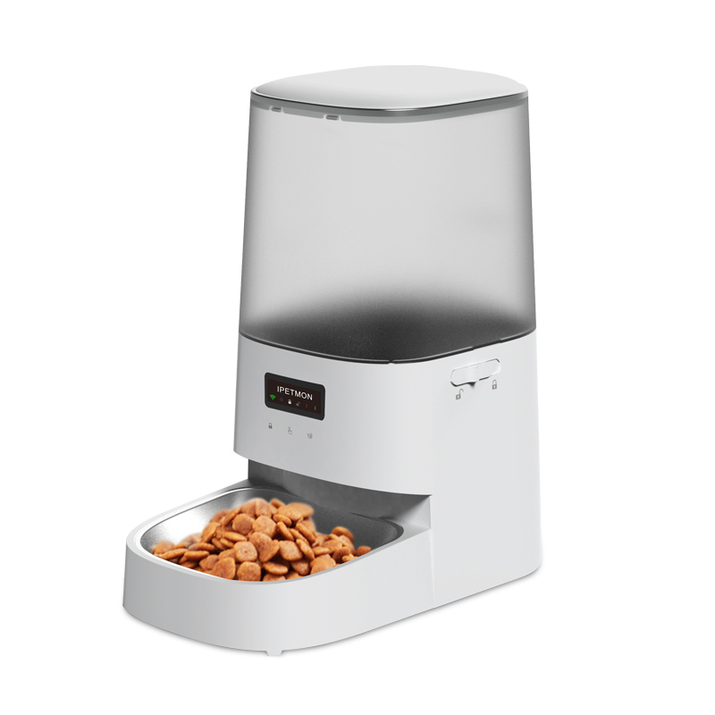 Smart Automatic Pet Feeder – App-Controlled Timed Food Dispenser with Battery Power, Stainless Steel & Portable Design - View 2