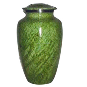 Urna de cremación con acabado de mármol azul cielo para cenizas, urna funeraria para cenizas de adultos, hecha a mano, asequible, elegante - Product Image 2