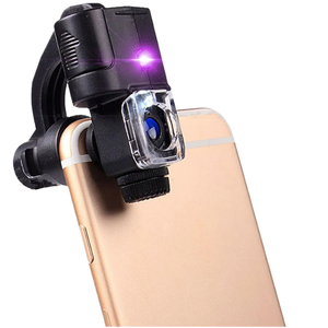 Microscopio para Teléfono Móvil 90X, Lupa con LED, Herramientas de Ampliación con Clip para Cámara, Zoom Óptico, Lupa para Reloj - Product Image 1