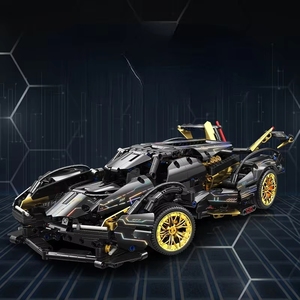 BLK BLK-12 Concept Edition 1:14 Voiture de sport Super Racing Blocks Brick <span class=keywords><strong>Model</strong></span> Jouet de construction à grande vitesse Cadeau pour enfants - Product Image 3