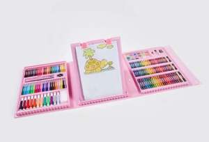 Оптовая продажа, набор акварельных ручек из 208 предметов, включая доску для рисования и подарочную коробку, рождественский подарок - Product Image 6