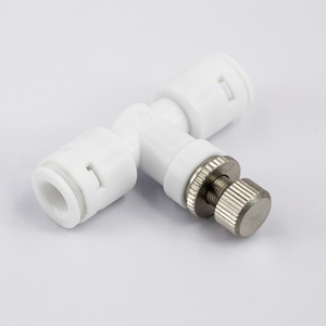 Bán buôn 1/4 TEE hình dạng nước nhựa kiểm soát dòng chảy van Công Đoàn kết nối van đẩy trong ống kết nối - Product Image 5