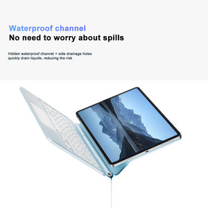 Clavier magnétique flottant en métal OEM ODM, disponible en plusieurs langues, touches à ciseaux de précision, étui sans fil pour tablette iPad 13 12.9 - Product Image 3