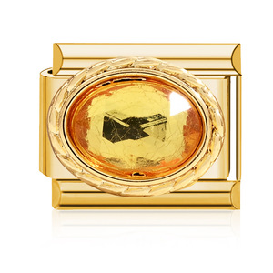 Stainless Steel Italian Modular Bracelet Gemstone Inlay DIY Elastic Fashion Jewelry Unisex Gift Set - Product Image 3