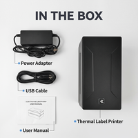 Imprimante d'étiquettes thermiques FBA haute performance 4x6 avec logo personnalisé, imprimante de codes-barres de bureau, entrepôt express, vente en gros, Marklife D100